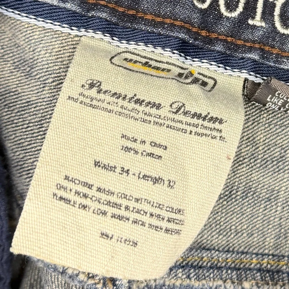 Men’s Urban Up 34x32 Lowrise Bootcut Blue Denim Jeans